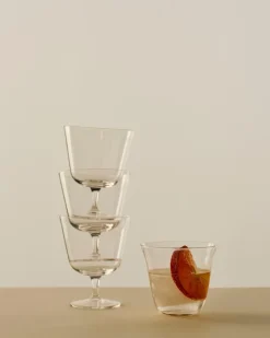 HAY Curve Stem drinking glass 2-pack, Clear Transparent Best