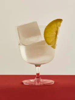 HAY Curve Stem drinking glass 2-pack, Clear Transparent Best