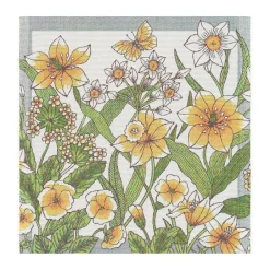 Ekelund Linneväveri Daffodil fabric napkin 35x35 cm, Yellow Discount