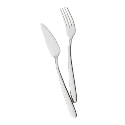 Villeroy & Boch Daily Line fish cutlery 2 pieces, Stainless steel Silver-coloured Hot