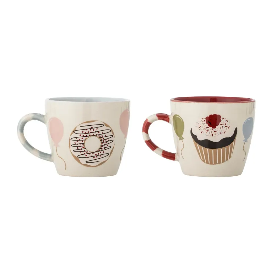 Bloomingville Darby cup 20 cl 2 parts, Red Clearance