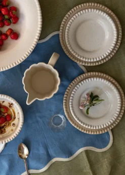 PotteryJo Daria pasta plate Ø35 cm, Cotton matte White Hot