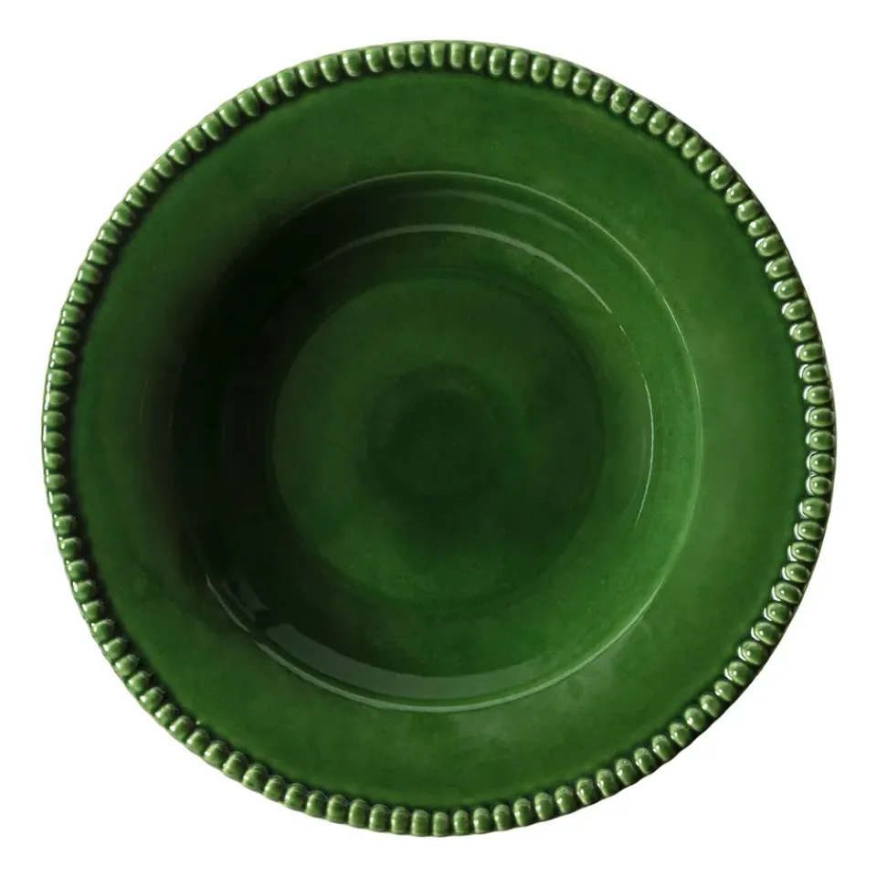 PotteryJo Daria pasta plate Ø35 cm, Moss Green Outlet