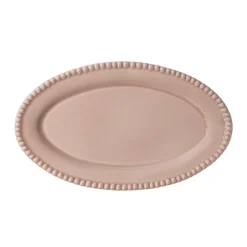 PotteryJo Daria serving plate 35 cm stengods, Accolade Pink Best