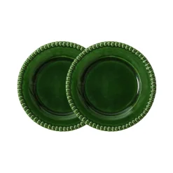 PotteryJo Daria small plate Ø18 cm 2-pack, Moss Green Hot