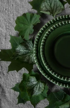PotteryJo Daria small plate Ø18 cm 2-pack, Moss Green Hot