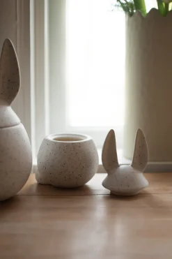 DBKD Eating rabbit bowl small, dot White Best