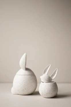 DBKD Eating rabbit bowl small, dot White Best
