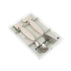 Done by deer Deer Friends Easy-grip cutlery set 2 pieces, Sand Beige Clearance