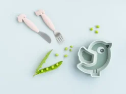 Done by deer Deer Friends Easy-grip cutlery set 2 pieces, Sand Beige Clearance