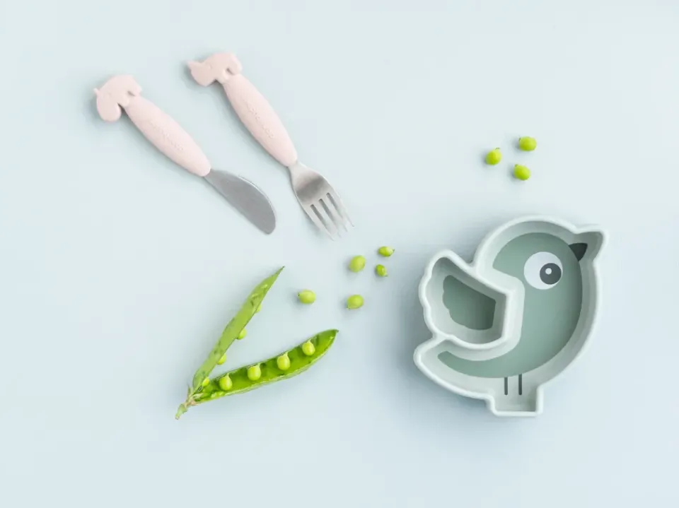 Done by deer Deer Friends Easy-grip cutlery set 2 pieces, Sand Beige Clearance