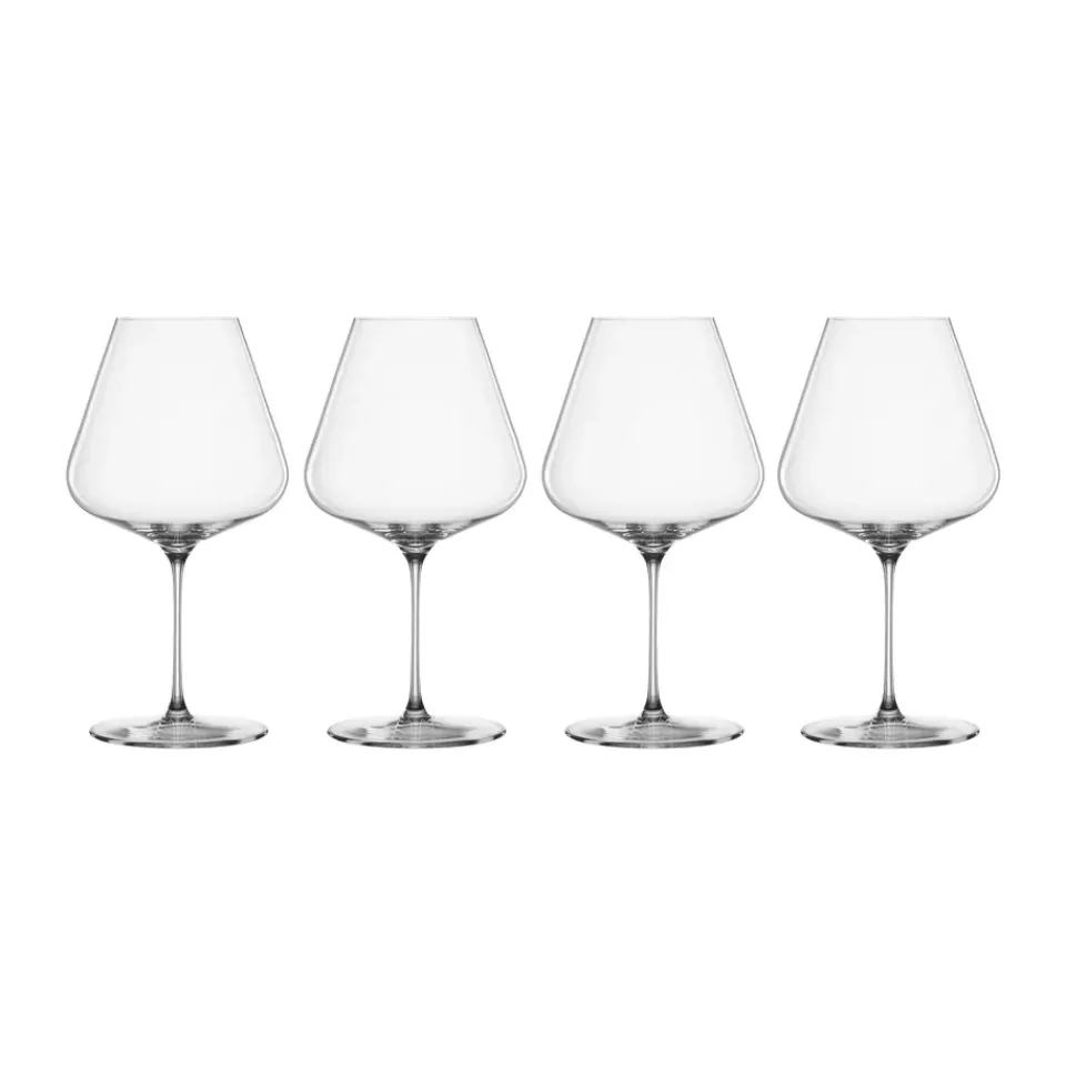 Spiegelau Definition Burgundy red wine glass 96 cl 4-pack, Clear Transparent Clearance