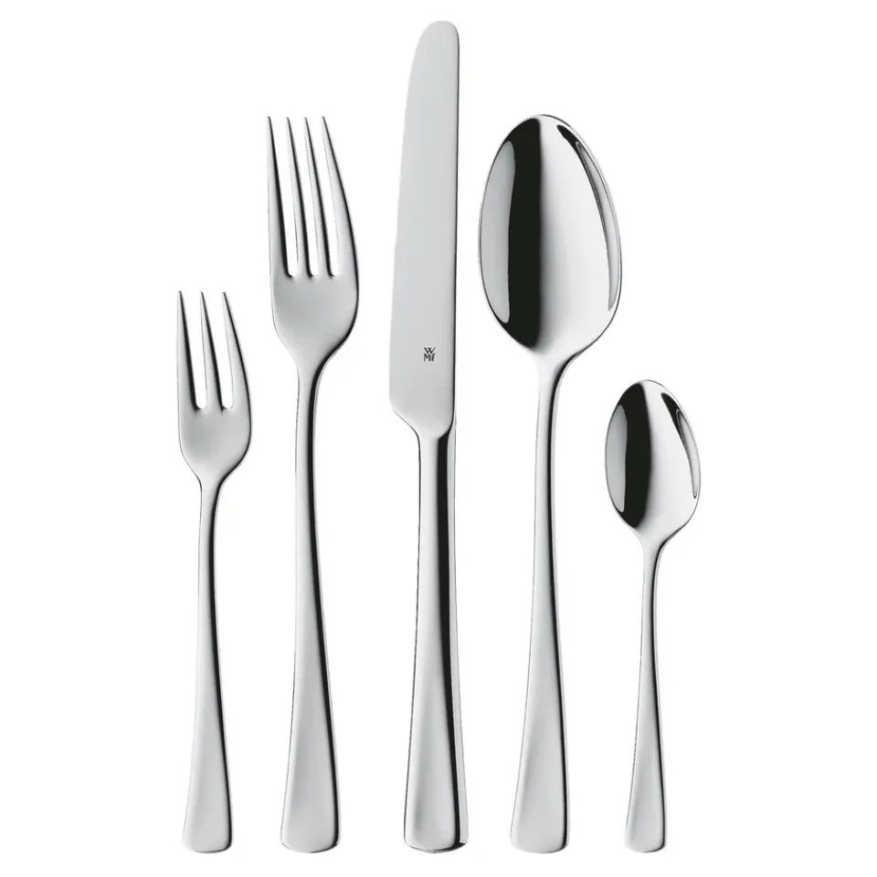 WMF Denver cutlery set, cromargan, polished, 30 pieces Silver-coloured Hot