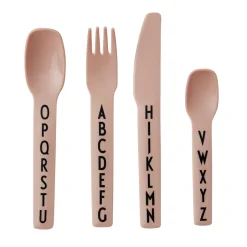 Design Letters children's cutlery melamine, Nude Beige Clearance