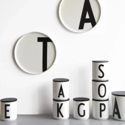 Design Letters cup, A BlackWhite Hot