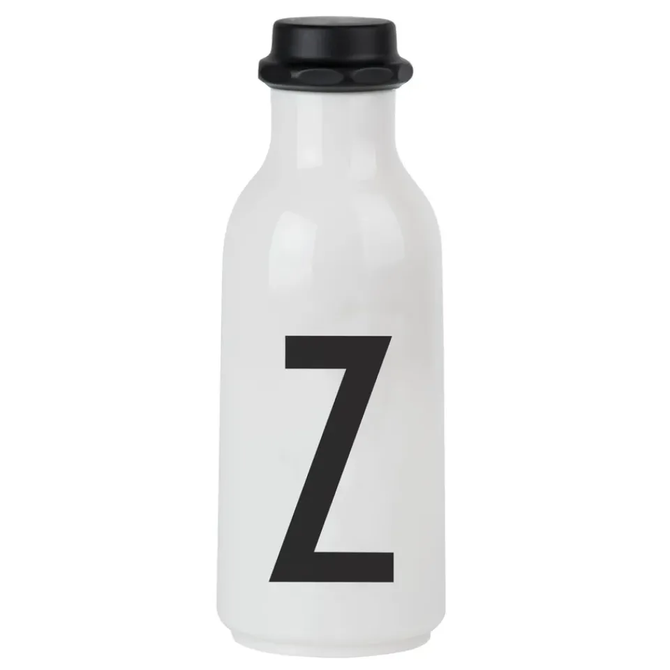 Design Letters drinking bottle, Z BlackWhite Outlet