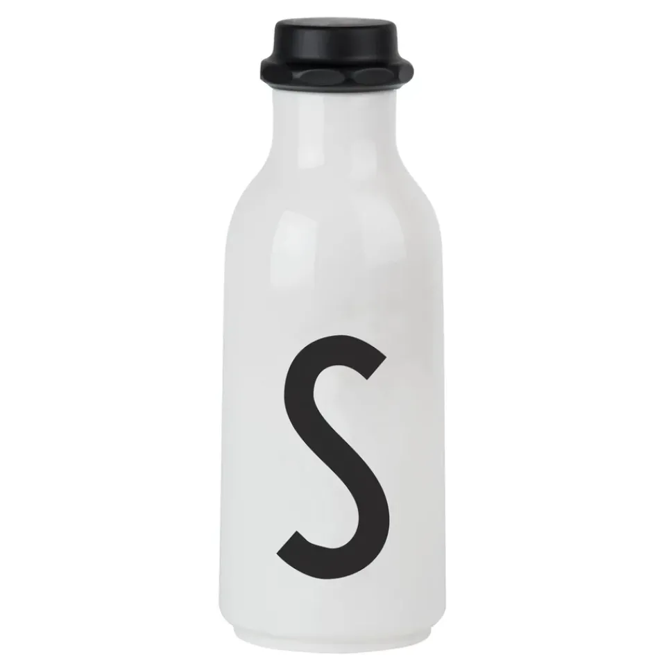 Design Letters drinking bottle, S BlackWhite