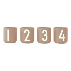 Design Letters espresso cup 4-pack, Beige Sale