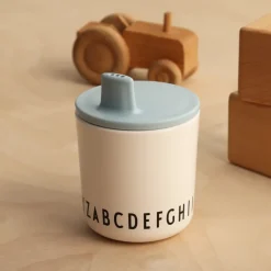 Design Letters Kids Basic Eco mug, ABC White