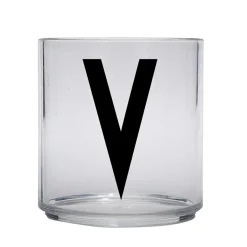 Design Letters Kids glass, V Transparent Hot