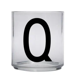 Design Letters Kids glass, Q Transparent Clearance