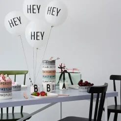 Design Letters Kids glass, B Transparent Hot