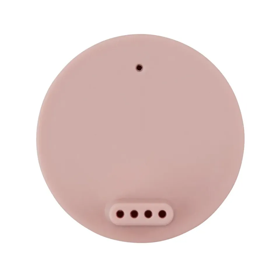 Design Letters lid for tritan glass, Nude Pink Best