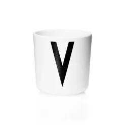 Design Letters personlised cup eco, V White New