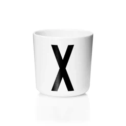 Design Letters personlised cup eco, X White