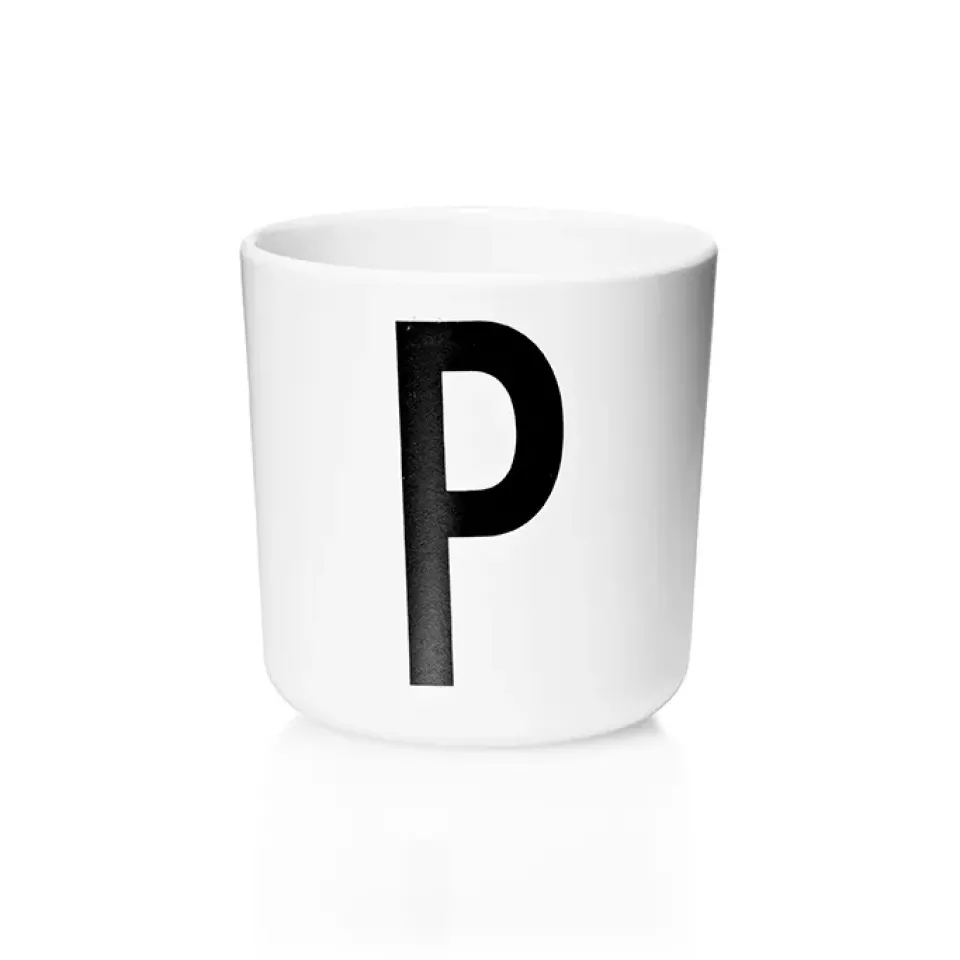 Design Letters personlised cup eco, P White Best