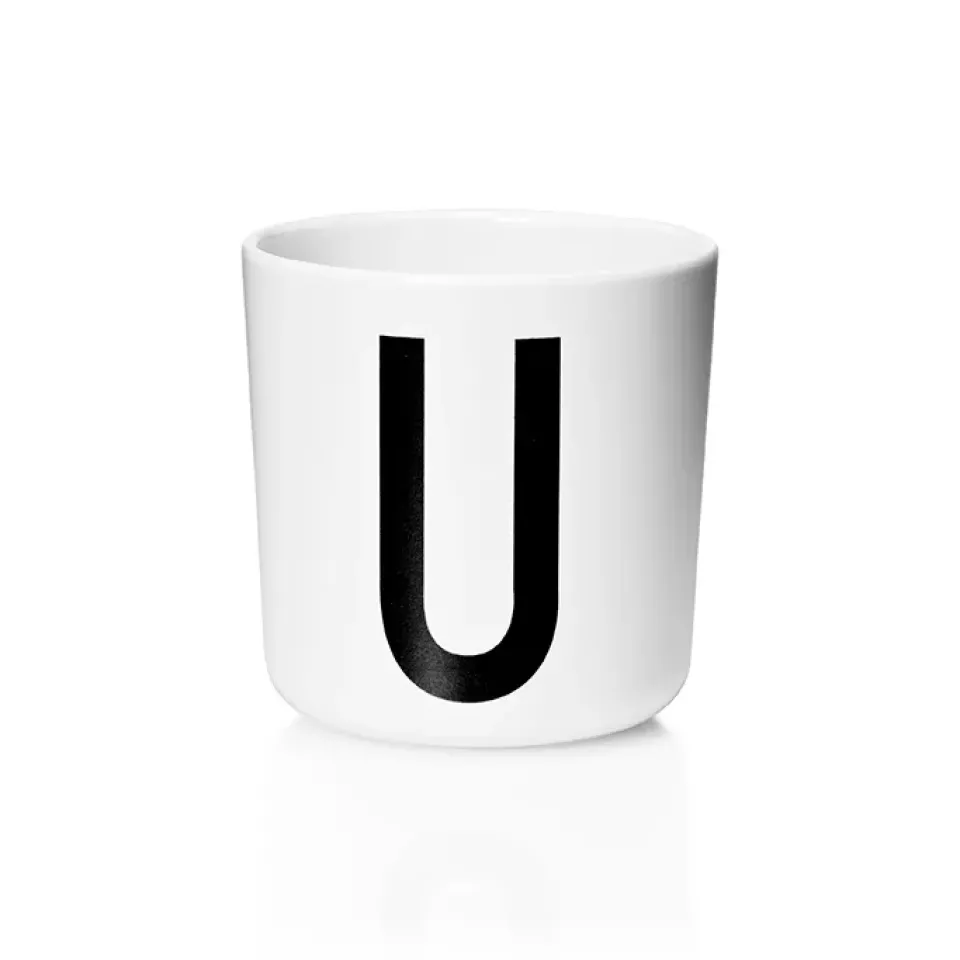 Design Letters personlised cup eco, U White Sale
