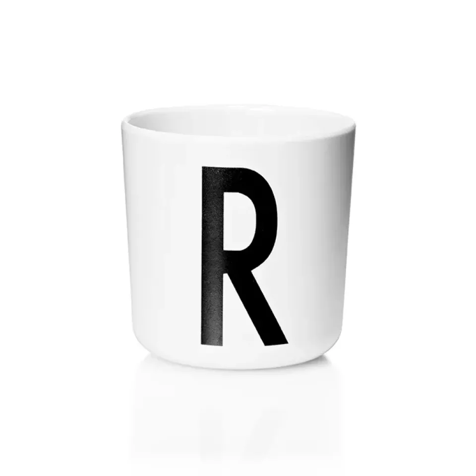 Design Letters personlised cup eco, R White Hot