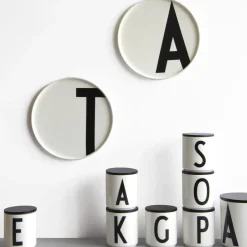 Design Letters plate, L White Clearance