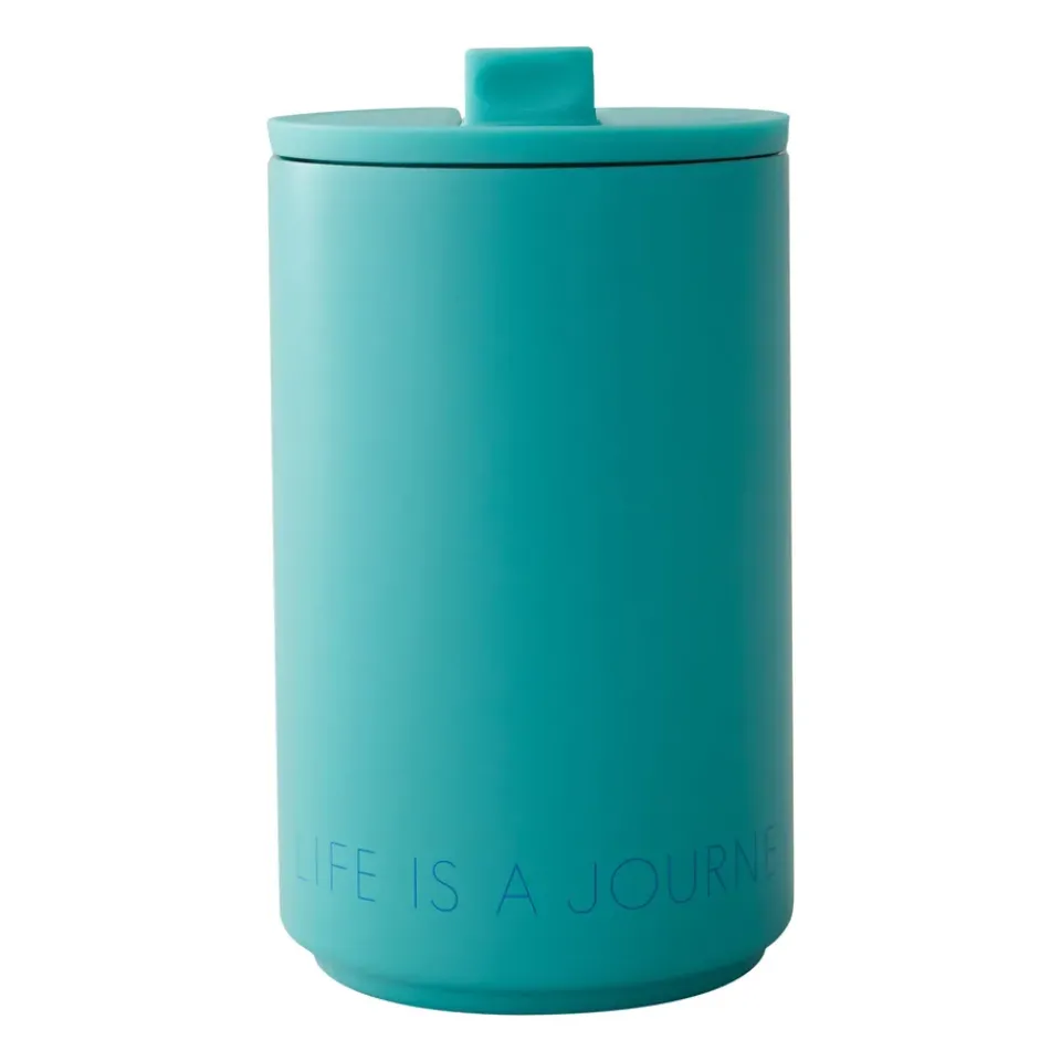 Design Letters thermal mug, Turquoise Outlet