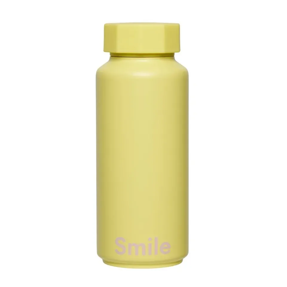 Design Letters thermos, Smile- Yellow Clearance