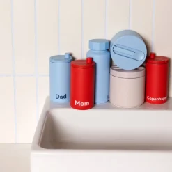 Design Letters travel mug 35 cl, Copenhagen-Coral Red Sale