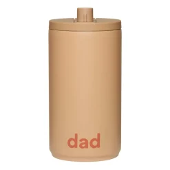 Design Letters travel mug 35 cl, Dad- Beige Discount