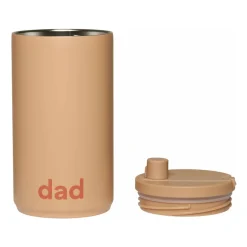 Design Letters travel mug 35 cl, Dad- Beige Discount