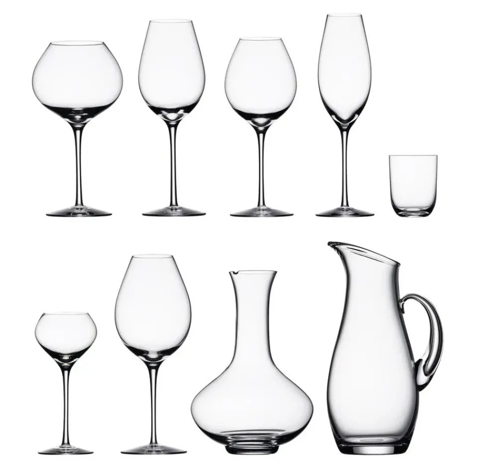 Orrefors Difference fruit wine glass, 45 cl Transparent Clearance