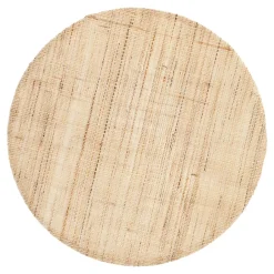 Dixie linen placemat round, Natural Beige Online