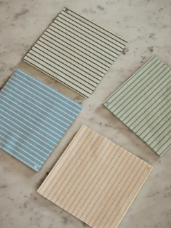 Broste Copenhagen Dolly paper napkins 33x33 cm 20-pack, Light -white Blue Best