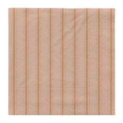 Broste Copenhagen Dolly paper napkins 33x33 cm 20-pack, Soft -cinnamon sand Pink Sale