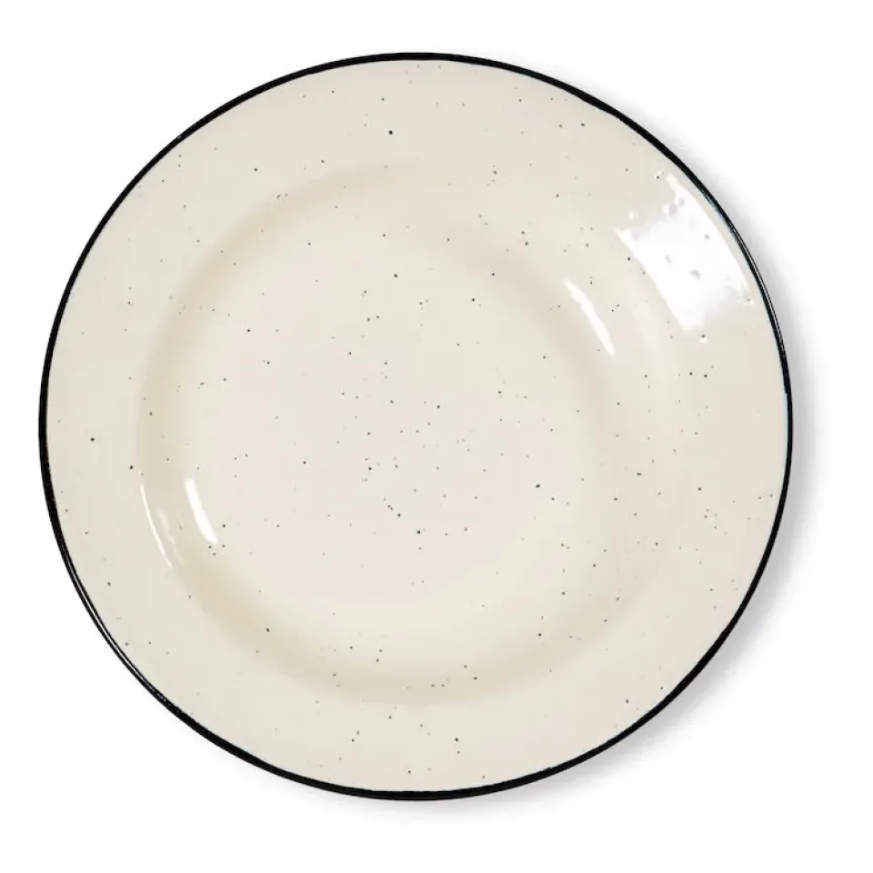 Sagaform Doris enamel plate Ø20 cm, Beige Online