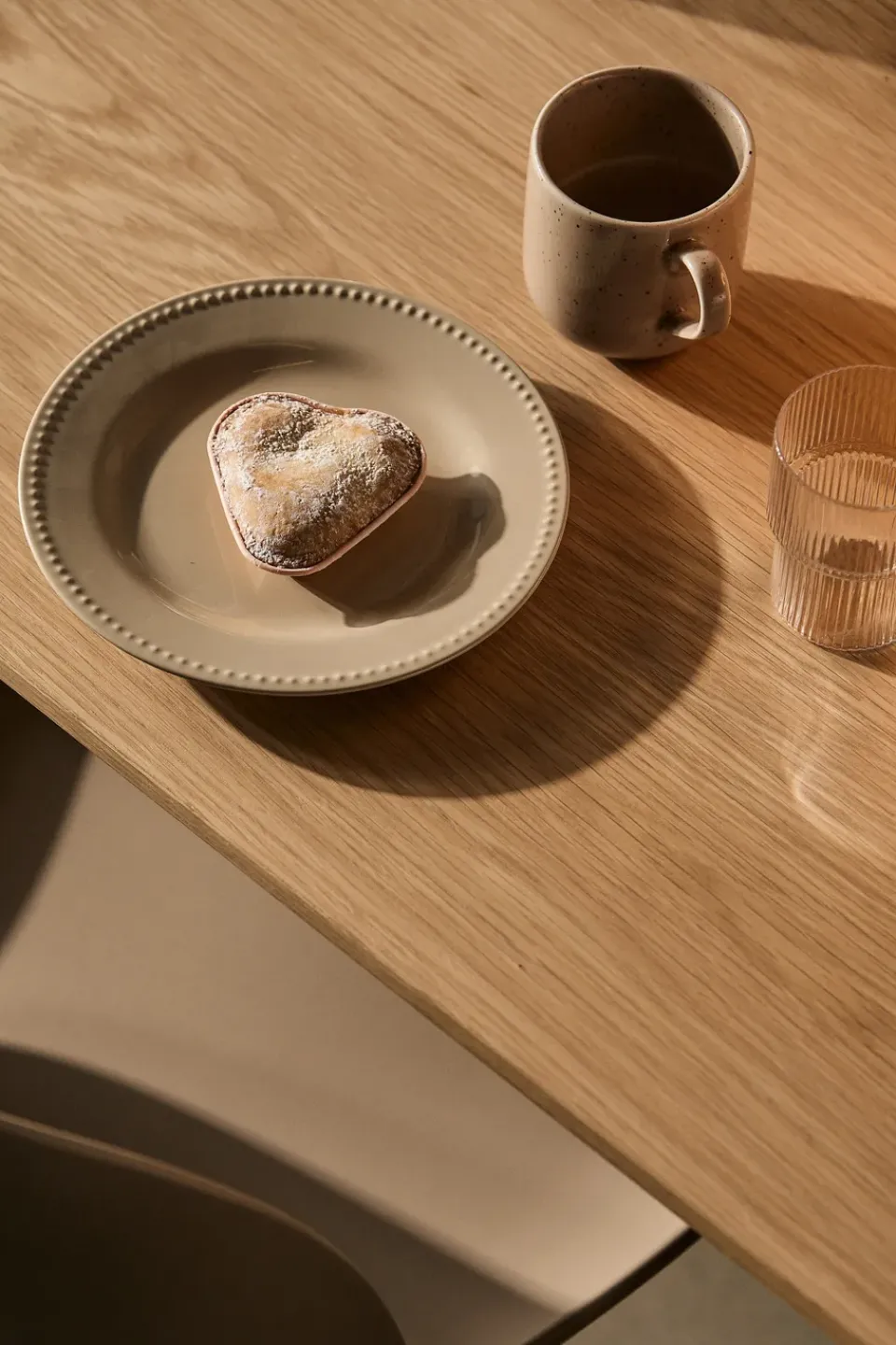 Scandi Living Dots small plate 22 cm 4-pack, Beige Online