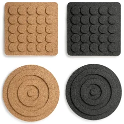 Born In Sweden Dots square trivet 20x20 cm, Brown Best