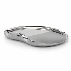 Robert Welch Drift serving tray 36 cm, smooth Silver-coloured Outlet