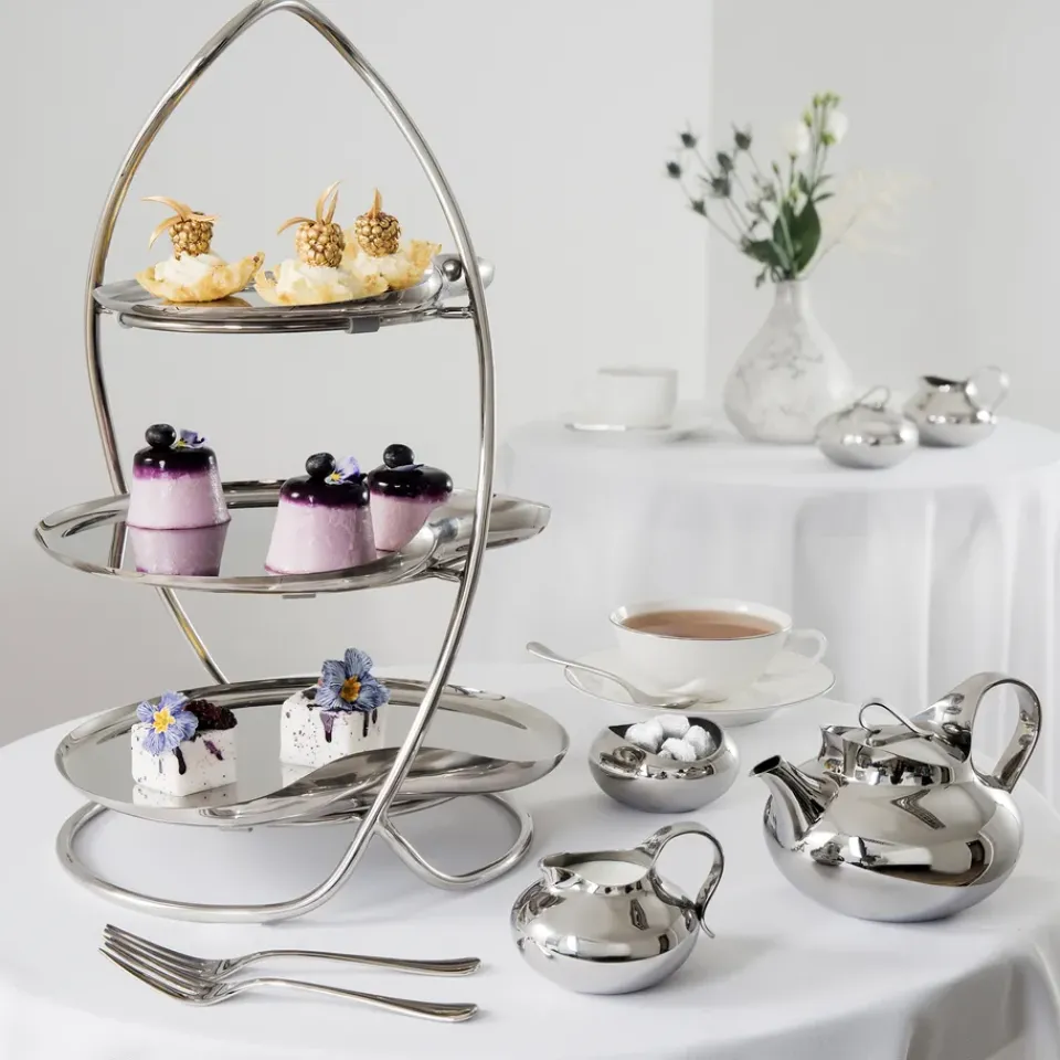 Robert Welch Drift serving tray 25 cm, smooth Silver-coloured Online