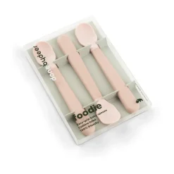 Done by deer Easy-grip foodie spoon 3-pack, Powder Beige Outlet