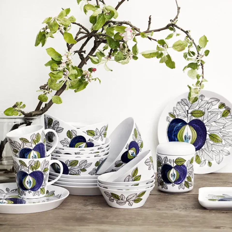 Rörstrand Eden plate, 23 cm BlueGreenWhite Best