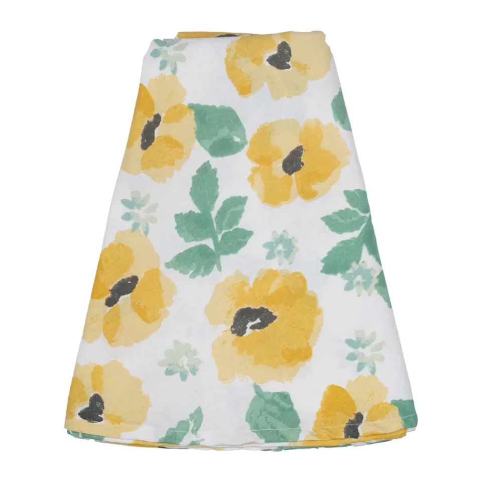 Sagaform Eden waxed tablecloth Ø180 cm, Yellow BlueBeige Best